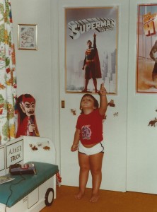 Is that a spider on the ceiling?