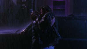 This kiss in the rain was Alyssa finally giving into her feelings for Holden.  In most films that would be the end, but here it's only the beginning of a journey full of self-doubt and jealousy.