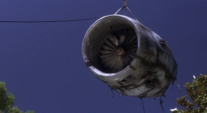 Deus ex machina...a literal God machine.