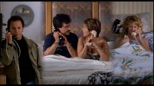 Crystal, Kirby, Fisher, and Ryan engage in 4-way split-screen action.