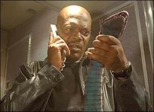 I like to imagine this is Jackson calling his agent wondering how he got on this Plane.